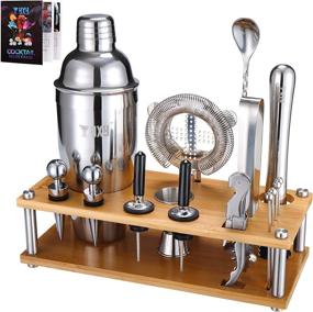 img 4 attached to 🍸 The Ultimate Stainless Martini Bartending Set: YXY Cocktail Excellence