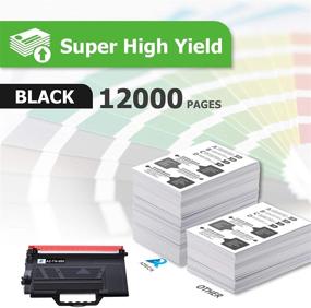img 3 attached to 💯 High-Quality Aztech Compatible TN880 Toner Cartridge Replacement for Brother HL-L6200DW, MFC-L6700DW, MFC-L6900DW, MFC-L6800DW Printers - Black Ink, 4-Pack