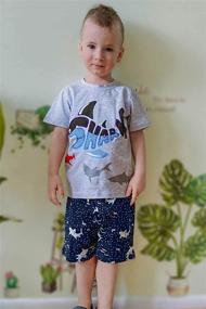 img 2 attached to 👕 Boys' Airplane T Shirt for Toddler Summer Clothing