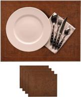 keeping your table stylish and hygienic with via deco antibacterial rectangular placemats logo