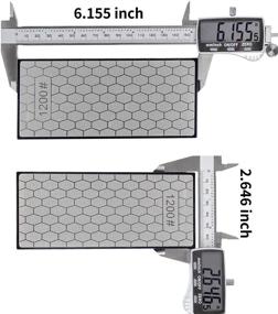 img 1 attached to 📏 CWOVRS Двухсторонний точильщик с антипролезневой основой для легкой заточки.