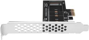 img 3 attached to 🔌 SIIG M.2 SSD M Key Nvme PCIe 3.0 X4 Card Adapter: Low & Full Profile Bracket - Supports M.2 PCIe 2230, 2242, 2260, 2280 (SC-M20111-S1)