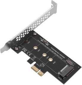 img 4 attached to 🔌 SIIG M.2 SSD M Key Nvme PCIe 3.0 X4 Card Adapter: Low & Full Profile Bracket - Supports M.2 PCIe 2230, 2242, 2260, 2280 (SC-M20111-S1)