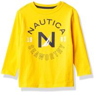 nautica crew neck t shirt stamped 16 logo