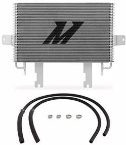 img 2 attached to 🚚 Mishimoto MMTC-F2D-99SL Трансмиссионное охлаждение: Совместимо с Ford 7.3 Powerstroke 1999-2003 Silver - Предельная эффективность и охлаждение