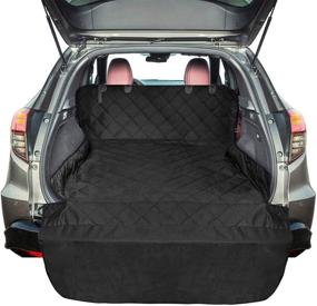 img 4 attached to High-Quality FunniPets SUV Cargo Liner: Water-Resistant, Large Size Pet Seat Cover for Ultimate Dog Protection in Your SUV