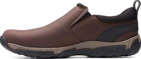 img 3 attached to 👟 Stylish Clarks Grove Sneaker Brown Leather Men's Shoes - Trendy Fashion Sneakers for Men