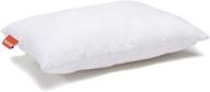 🐥 urban infant pipsqueak small pillow with name tag - machine washable, white - 11" x 7" x 2.5 logo