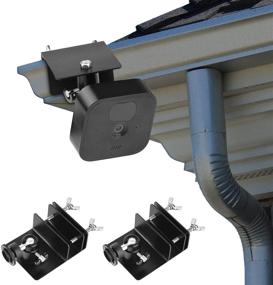 img 4 attached to Gutter Mount Bracket for All-New Blink Outdoor & Blink XT / XT2 Camera - Weatherproof Aluminum Alloy Mount for Blink Home Security System (2 Pack, Black)