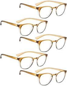 img 4 attached to 5-Pack Fashion Readers for Women: 🕶️ A Variety of Colors to Choose From!