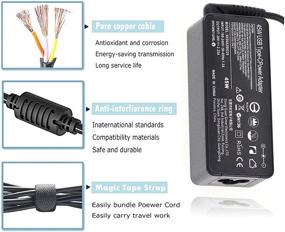 img 3 attached to 🔌 Efficient USB Type C Ac Adapter Charger for HP Spectre X360 Lenovo Yoga 720 910, Miix 720-12ikb, IdeaPad 720s, Thinkpad X1 Tablet Yoga 5 Pro GX20M33579, TPN-CA01 815049-001 – 45W Power Supply Cord for Chromebook & Laptops