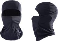 balaclava face cover ski mask: ultimate winter 🧣 protection - windproof, dustproof, and breathable bandana face mask logo