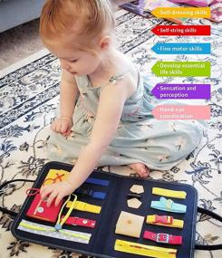 img 3 attached to 🔳 Foldable Montessori Toddler Activity by HAN MM: Enhancing Early Learning and Play