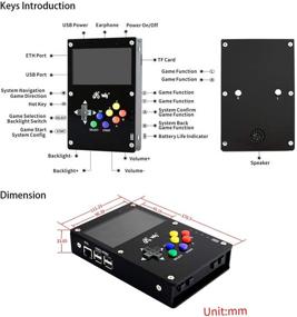 img 1 attached to 🎮 Enhance Your Retro Gaming Experience with GamePi43 Accessories Kit: Portable Raspberry Pi Handheld Console with 4.3inch IPS Display and Smooth 60fps Gaming