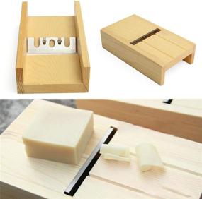 img 4 attached to 🧼 FantasyDay Multi-Function Adjustable Bamboo Soap Cutter & Trimmer - Practical Drawer Box Soap Beveler Planer for Handmade Soaps and Candles - DIY Craft Soap Making Kitchen Tool
