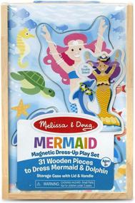 img 4 attached to 🧜 Melissa & Doug Mermaid Magnetic Dress-Up Set