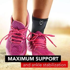 img 1 attached to 👣 Breathable Ankle Compression Sleeve for Tendonitis: Superior Occupational Health and Safety Product