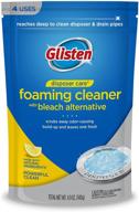 🍋 glisten dp06n-pb garbage disposer care foaming cleaner: lemon scent, 4 uses, 1 pack - effective cleaning solution for fresh & odor-free disposers логотип