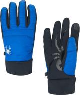 🧤 ultimate performance: spyder glissade hybrid glove x large for men's accessories logo