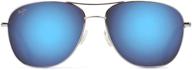 поляризованные солнцезащитные очки maui jim aviator логотип