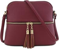 tassel zipper pocket crossbody handbags & wallets for women logo