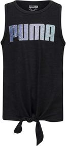 img 2 attached to 👧 PUMA Girls Black Heather Tank Top - Optimized for SEO