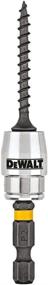 img 1 attached to 🔩 Durable DEWALT FlexTorq Magnetic Bit Holder, Impact Ready - 2-Inch (DWA2SLVIR) - Enhance Your Tools!