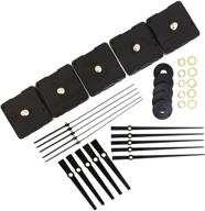 🕰️ bjerg instruments 5 pack bulk clock parts: replacement movement mechanism & hands for 9 or 10 inch modern clocks логотип