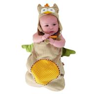 🦉 baby aspen my little night owl snuggle sack and cap, size 0-6 months logo
