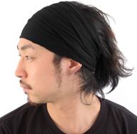 👘 ccharm japanese style headband bandana - unisex head wrap hair band for men and women by casualbox logo