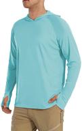 🌞 men's sun shirt with upf 50+ uv protection, spf quick-dry, and long sleeve hoodie t-shirt logo