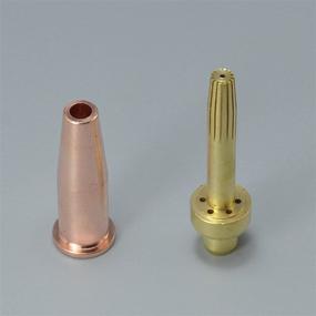 img 3 attached to 🔥 Premium 2pcs Propane Natural Gas Cutting Tip - 3-GPN Size 1 | Victor Oxyfuel Torch Compatible