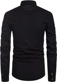 img 2 attached to 👕 SIR7 Sleeve Henley Shirts: Stylish and Comfortable Relaxed Fit Men's Clothing