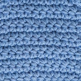 img 2 attached to 🧶 Sugar 'N Cream Super Size Solid Yarn 4oz - Cornflower Blue - 100% Cotton