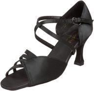 sansha womens nina ballroom black logo