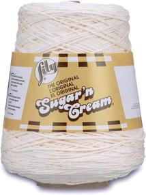 img 4 attached to Lily Sugar'n Cream Cotton Cone Yarn - Soft Ecru, 14 oz - Shop Now!