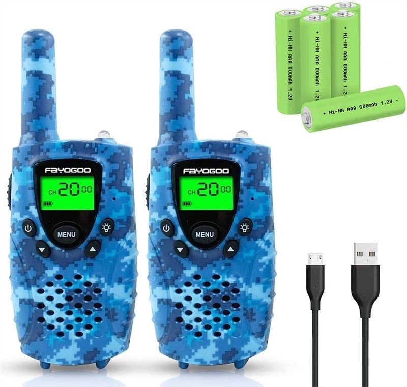 talkies fayogoo channel rechargeable batteries 로고