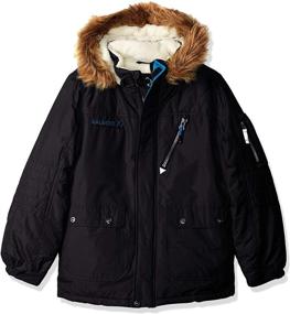 img 2 attached to Stay Warm and Cozy with Big Chill Boys' Sherpa Lined Expedition Jacket