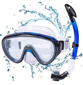 img 4 attached to JETTINGBUY Anti Fog Tempered Snorkeling Swimming