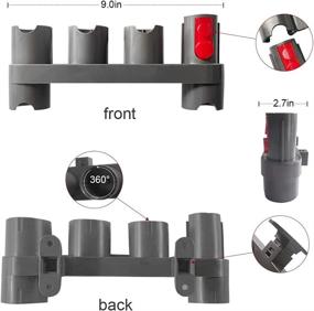 img 1 attached to 🧹 Streamline and Organize Your Dyson Vacuum Cleaner Accessories with Ashineme Docking Station Accessory Holder Attachments Organizer