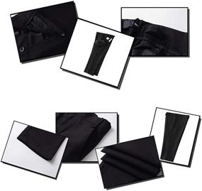 img 1 attached to Piece Formal Black Pants Bowtie Boys' Clothing for Suits & Sport Coats