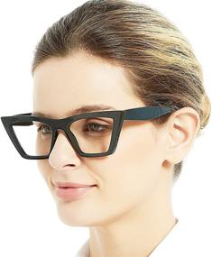 img 4 attached to OCCI CHIARI Blue Light Blocking Reading Glasses 1.0-4.0 Strength