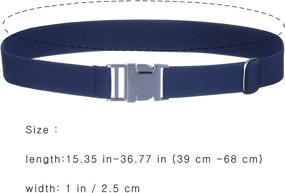 img 3 attached to 👦 WELROG Boys' Accessories: Elastic Adjustable Toddler Belts for Comfortable and Secure Fit