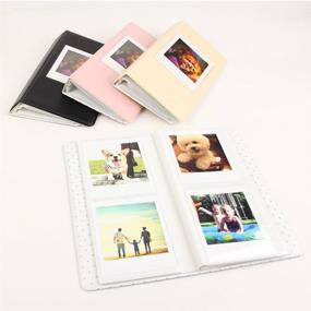 img 3 attached to Wogozan Fujifilm Instax Square Photo Album for SQ1 SQ20 SQ10 SQ6 SP-3 Instant Film Camera (64 Photos)(3.39x2.83 Inch) - Black