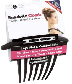 img 3 attached to 🏾 Localoc Style Bandette Comb - Perfect for Effortless and Sleek Hairstyles (Black)
