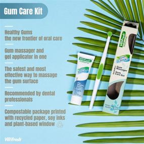 img 3 attached to 🦷 VeriFresh Natural Gum Care Kit: Enhance Gum Health with Gum Stimulator & Massager, Includes Gum Gel - Patented for Optimal Oral Wellness