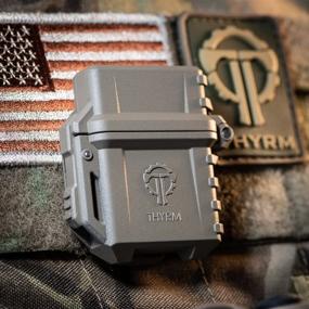 img 1 attached to 🔥 Thyrm PyroVault Lighter Armor - Zippo Classic Fluid Inserts Compatible (Olive Drab) - Improved SEO