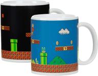 🎮 collectors edition paladone super mario brothers heat changing ceramic coffee mug: a gamer's delight! logo