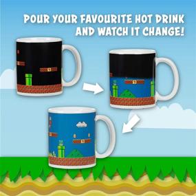 img 3 attached to 🎮 Collectors Edition Paladone Super Mario Brothers Heat Changing Ceramic Coffee Mug: A Gamer's Delight!