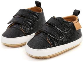 img 2 attached to 👶 TAREYKA Infant Baby Sneakers: Soft, Anti-Slip, and Stylish Outdoor Walker Shoes for Boys and Girls